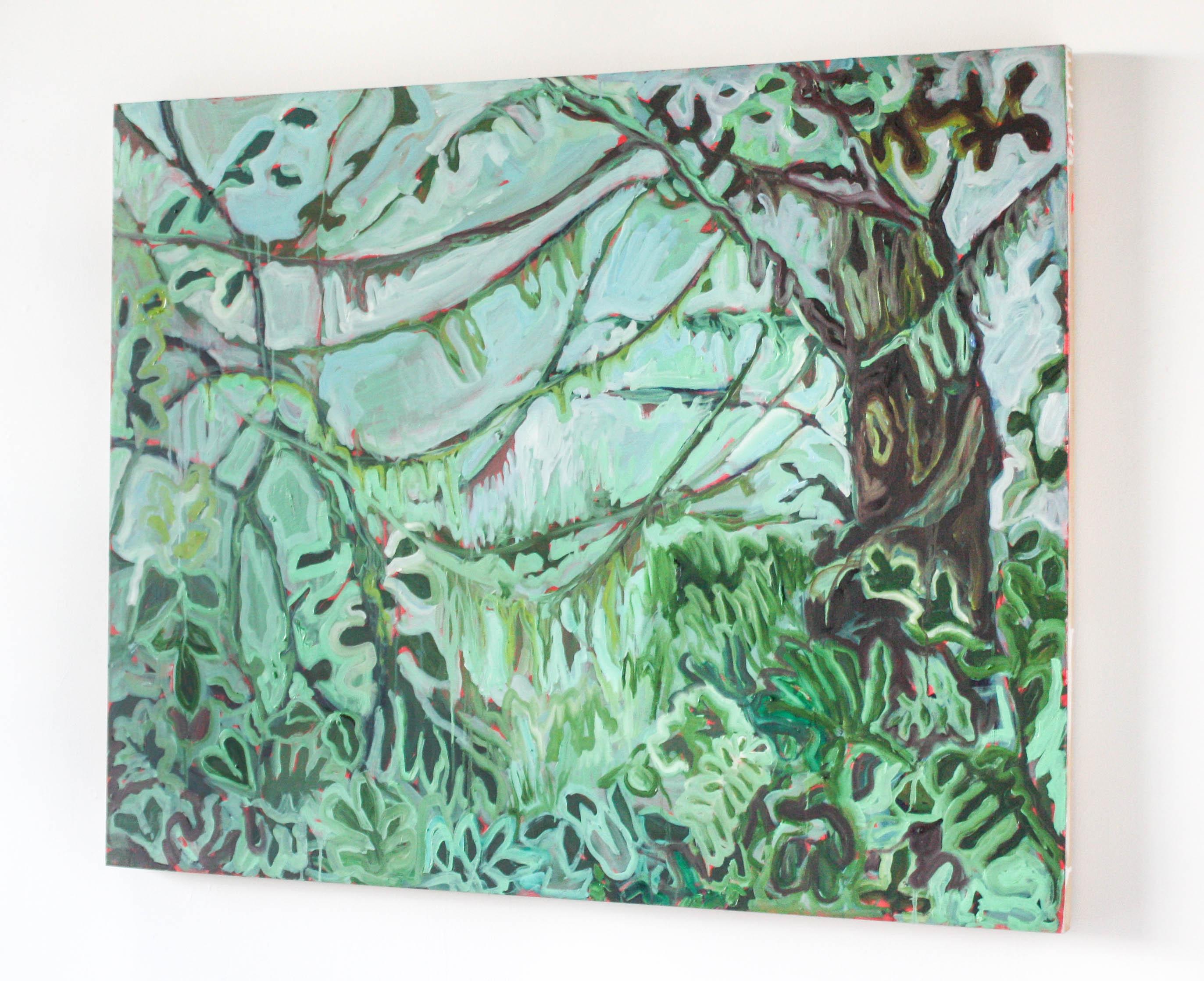 jungle trees painting