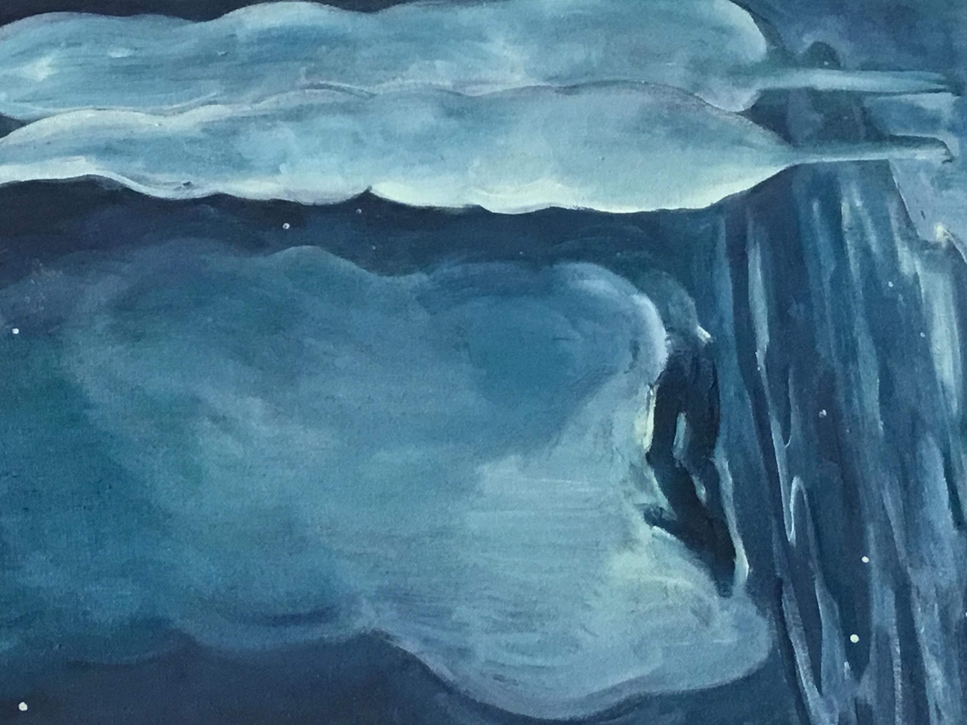 Oh Notte che guida - Painting Contemporaneo di Danielle Winger