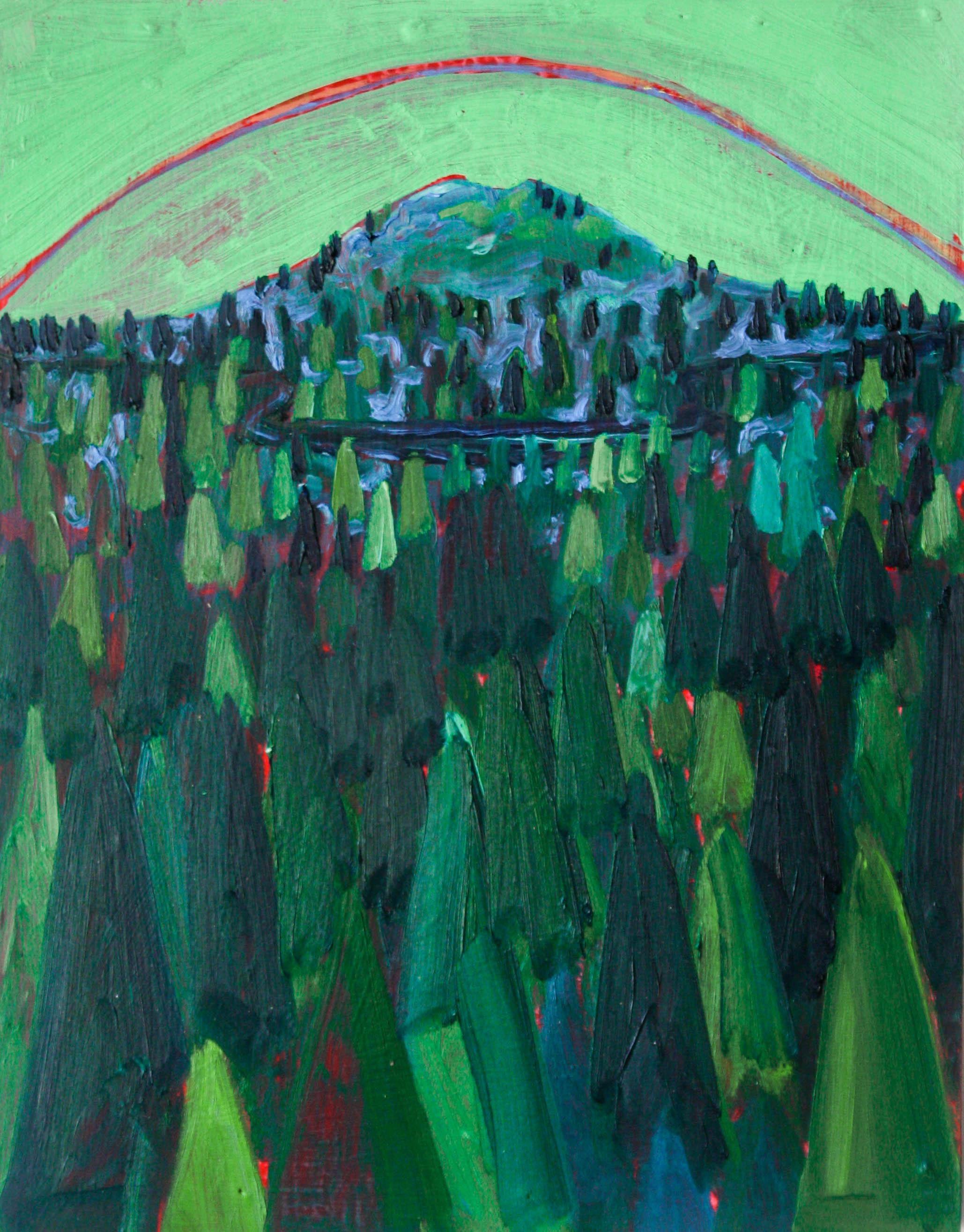 Danielle Winger The Peace of Wild Things Oil, Wood, Painting