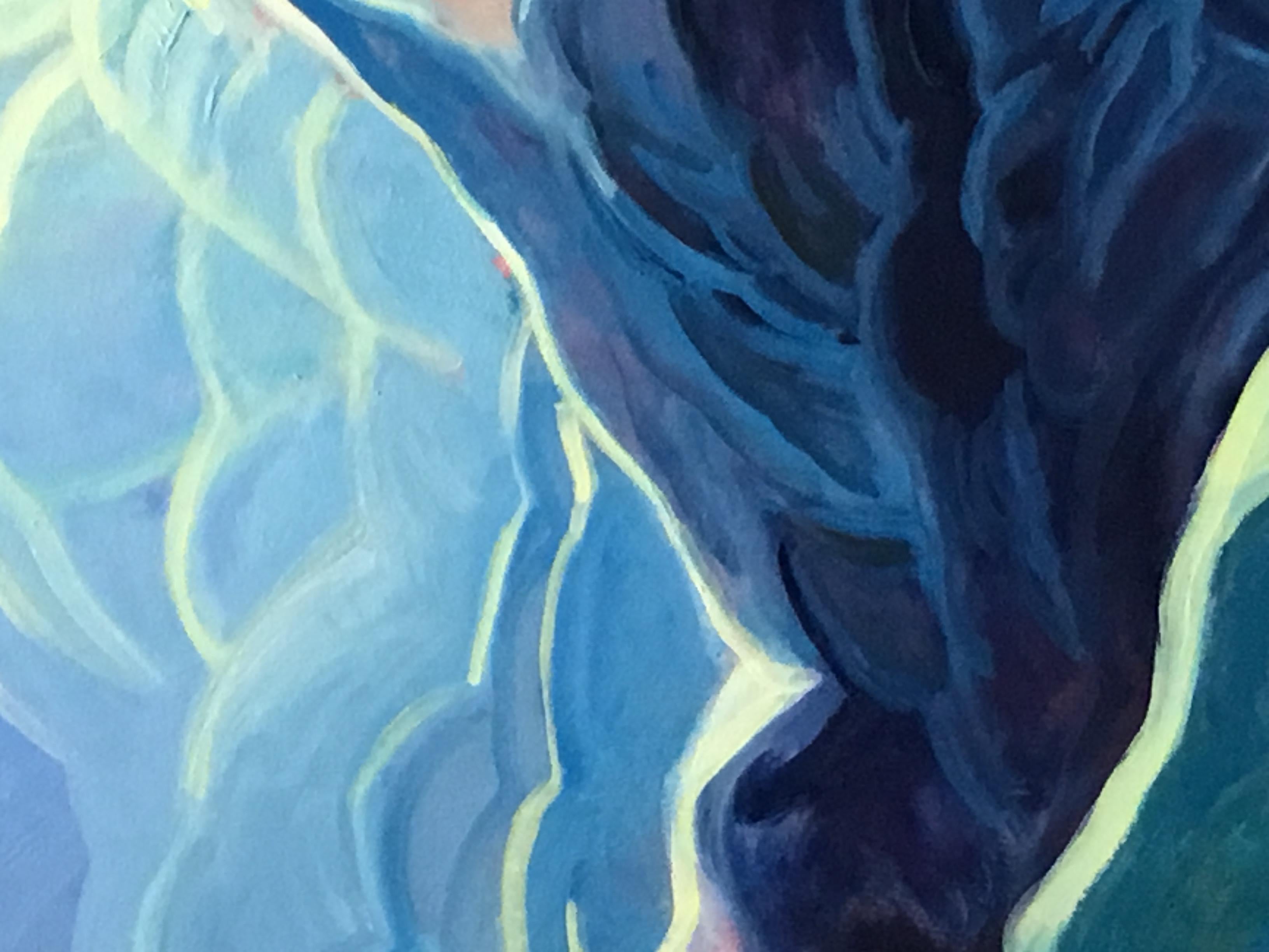 Seconda stella a destra dritta fino al mattino - Painting di Danielle Winger
