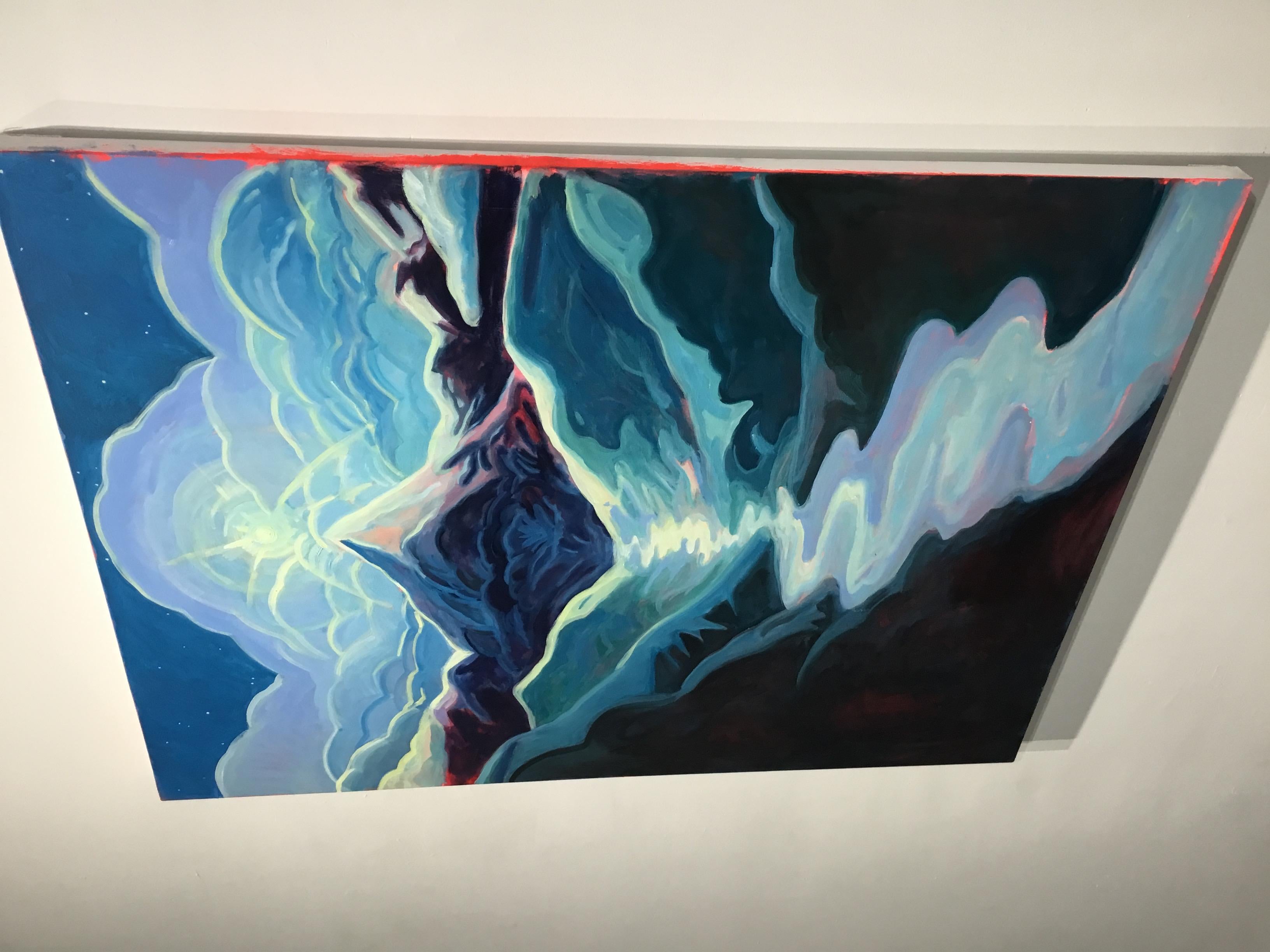 Seconda stella a destra dritta fino al mattino - Painting Contemporaneo di Danielle Winger