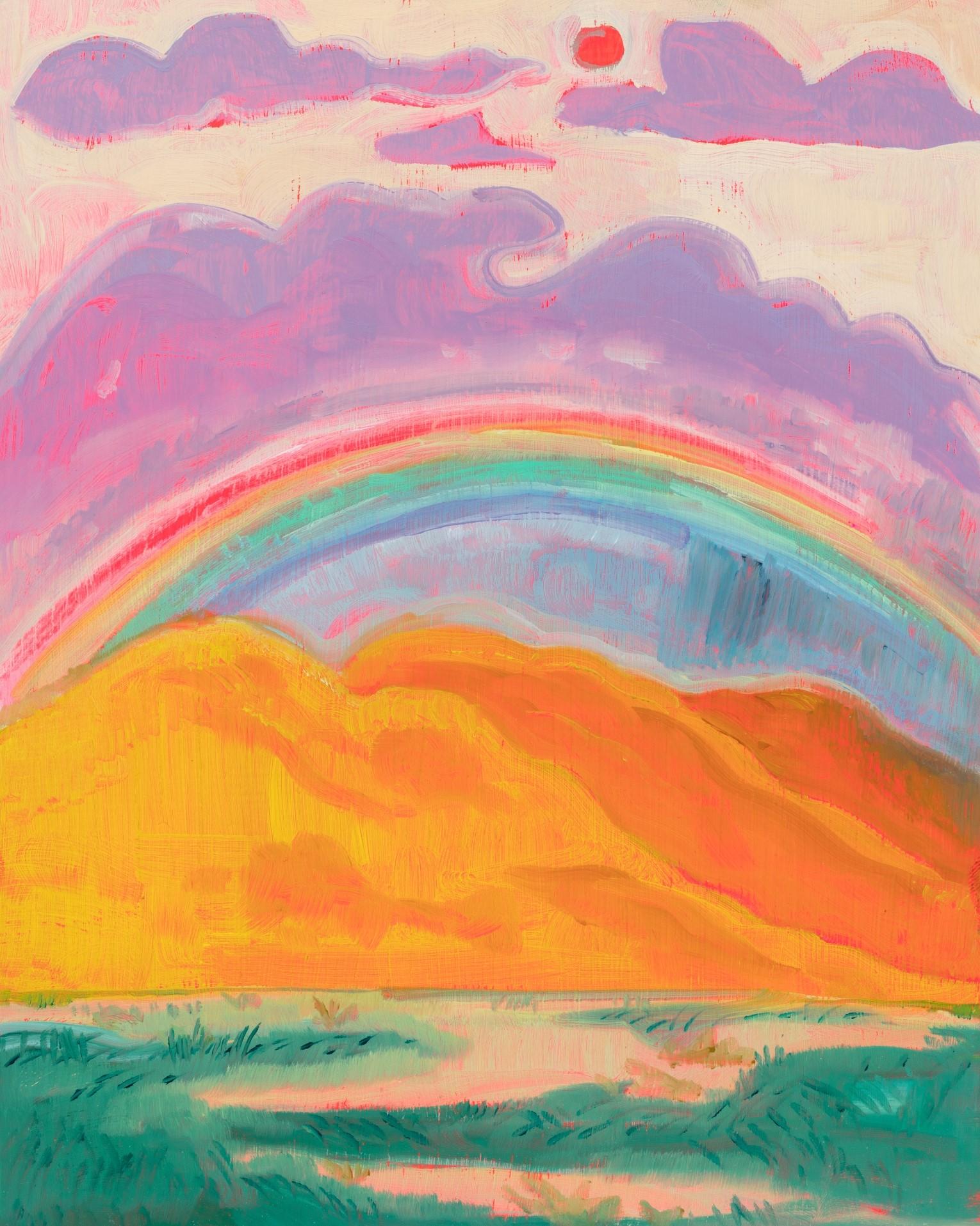 Danielle Winger Landscape Painting - The Rainbow Never Tells Me