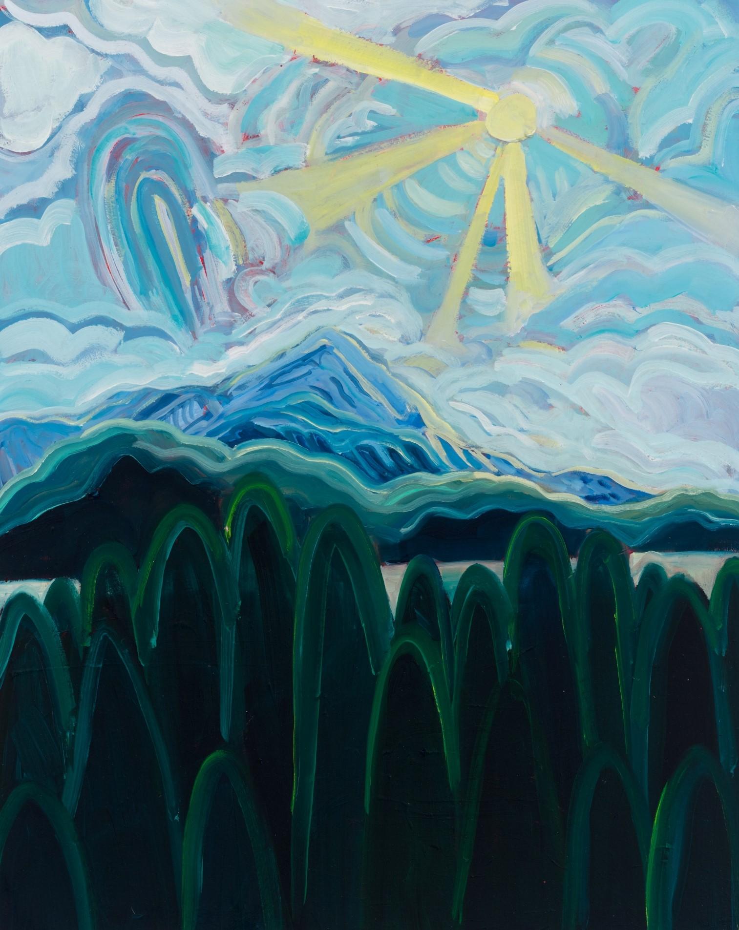 Danielle Winger Landscape Painting - The Sun Touches Everything