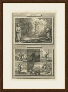 Daniel's Last Vision and Six Minor Prophets with Jonah, Mortier circa 1700