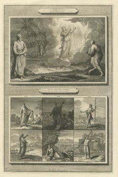 Daniel's Last Vision and Six Minor Prophets with Jonah, Mortier circa 1700