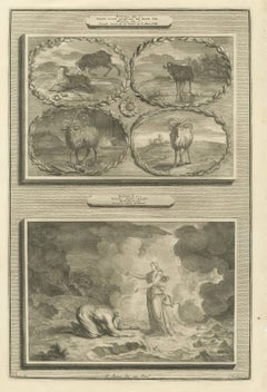 La visione di Daniele dell’ariete e del capro e la visione sul Tigris, Mortier, 1700 circa