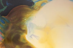 Matin Calme, Psychedelic Nude Lithograph by Daniel Gelis