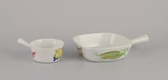 Danild/Lyngby, "Picnic". Two ovenproof dishes with handles. 1960s/1970s.