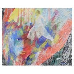 Defilé - Tempera de Danilo Bergamo - 1970
