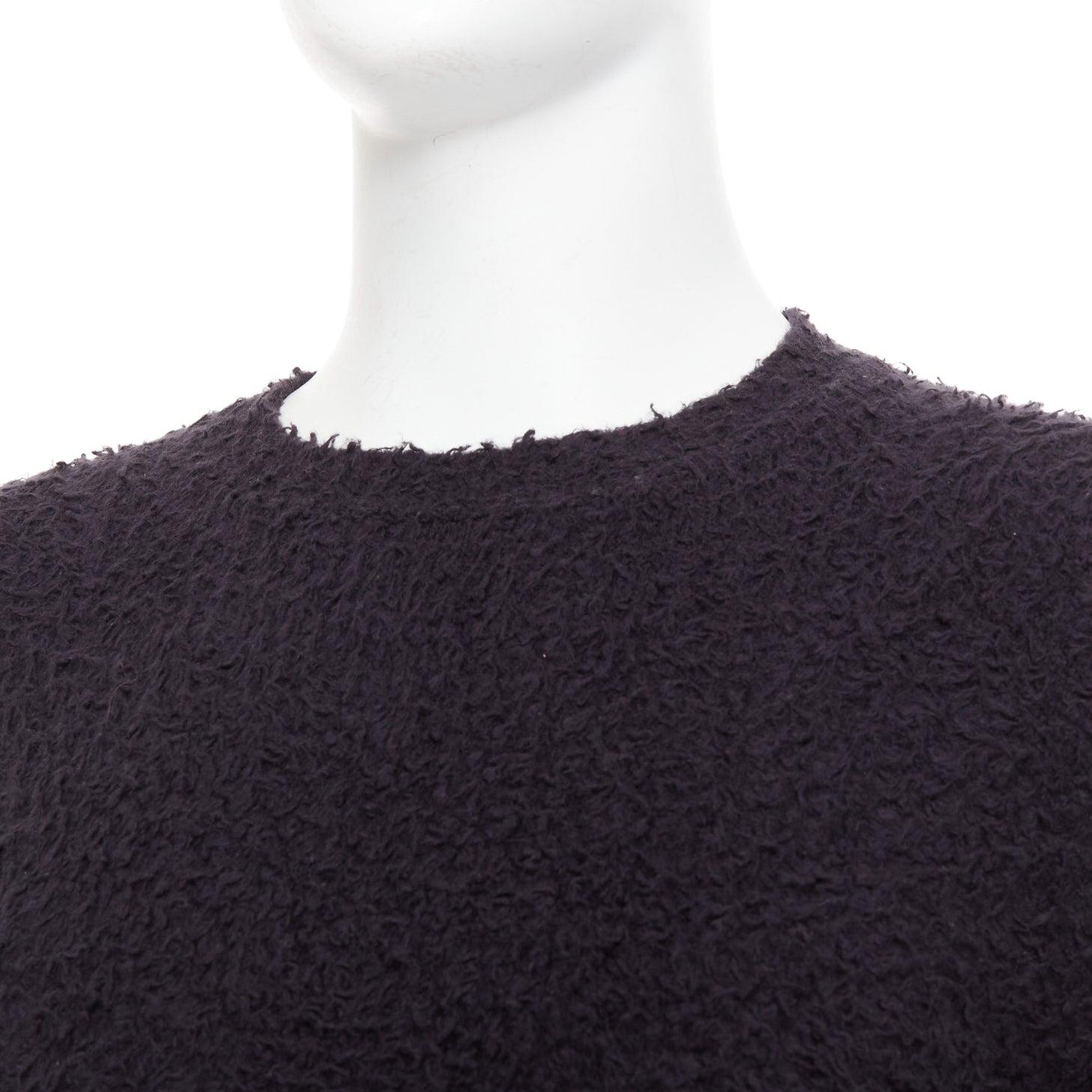 DANILO PAURA 2020 Errol Pullover aus schwarzer, shaggy Baumwolle  S
Referenz: CNLE/A00441
Marke: Danilo Paura
Modell: Errol Crewneck
Collection'S: SS 2020
MATERIAL: Baumwolle, Gemisch
Farbe: Schwarz
Muster: Solide
Verschluss: Pullover
Hergestellt