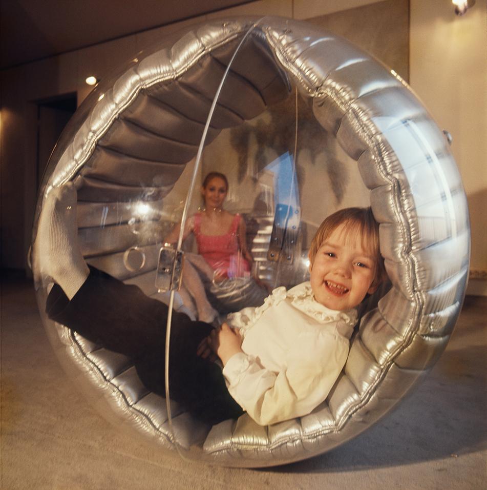 Danilo Silvestrin „Apollo 12“ Kugelstuhl Gunther Lambert, 1969, Space Age, Space Age im Angebot 5