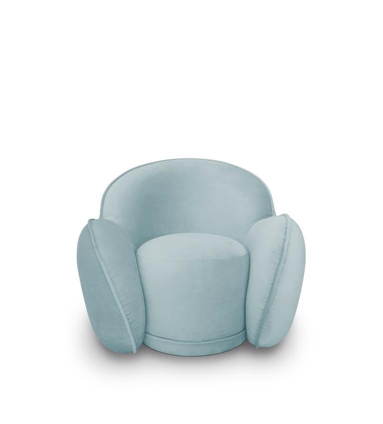 Modern Velvet Dainty Armchair by Circu Magical Furniture For Sale 10