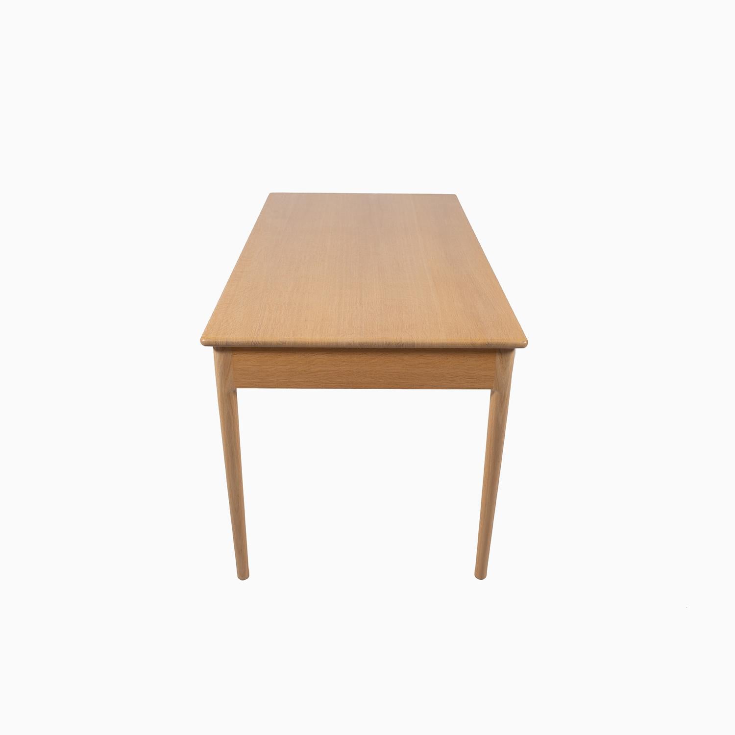 Danish Modern Oak Hans Wegner Writing Desk For Sale 3