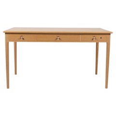 Danish Modern Oak Hans Wegner Writing Desk