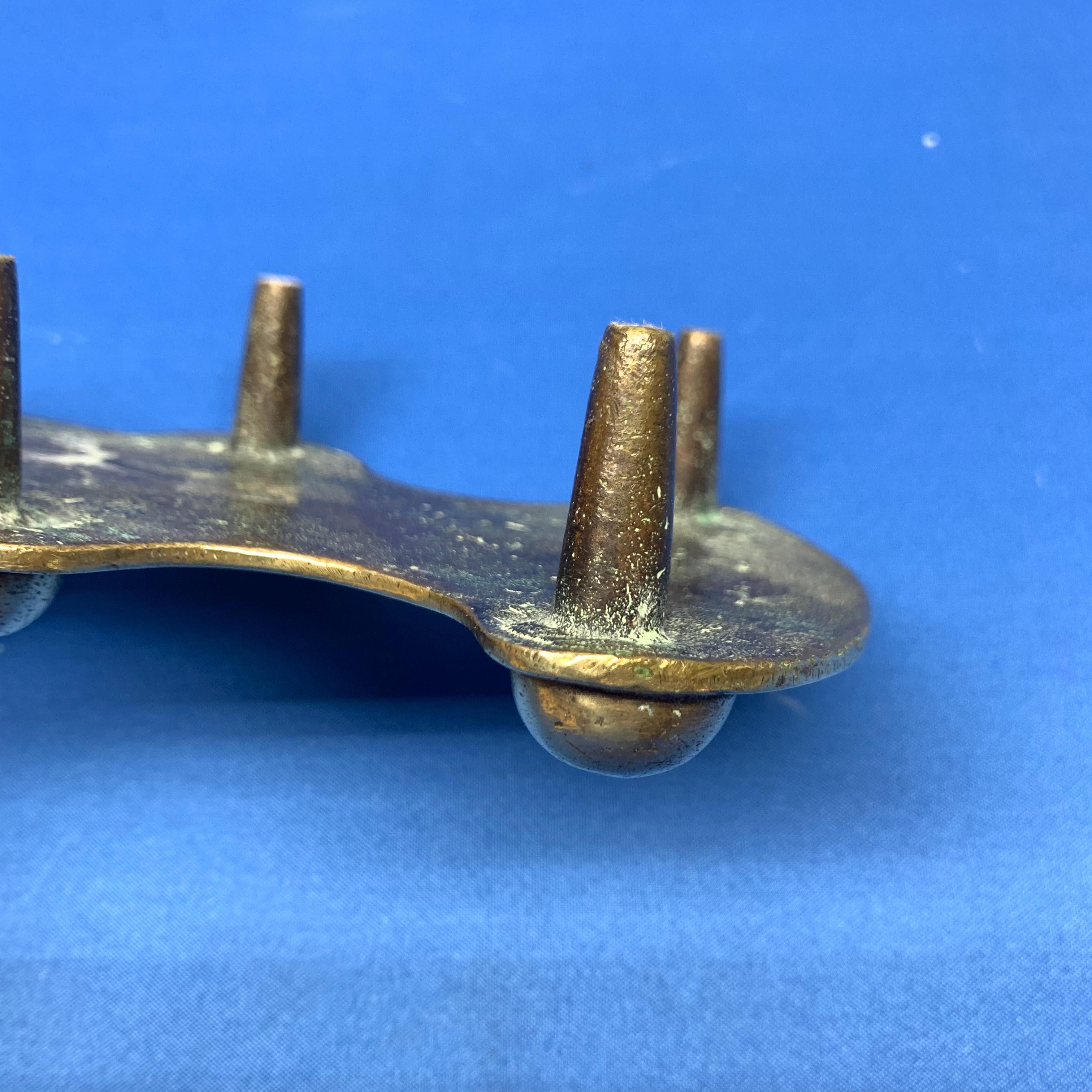 Danish 18th Century Brass Ironing Stand Or Desk Accessory 8