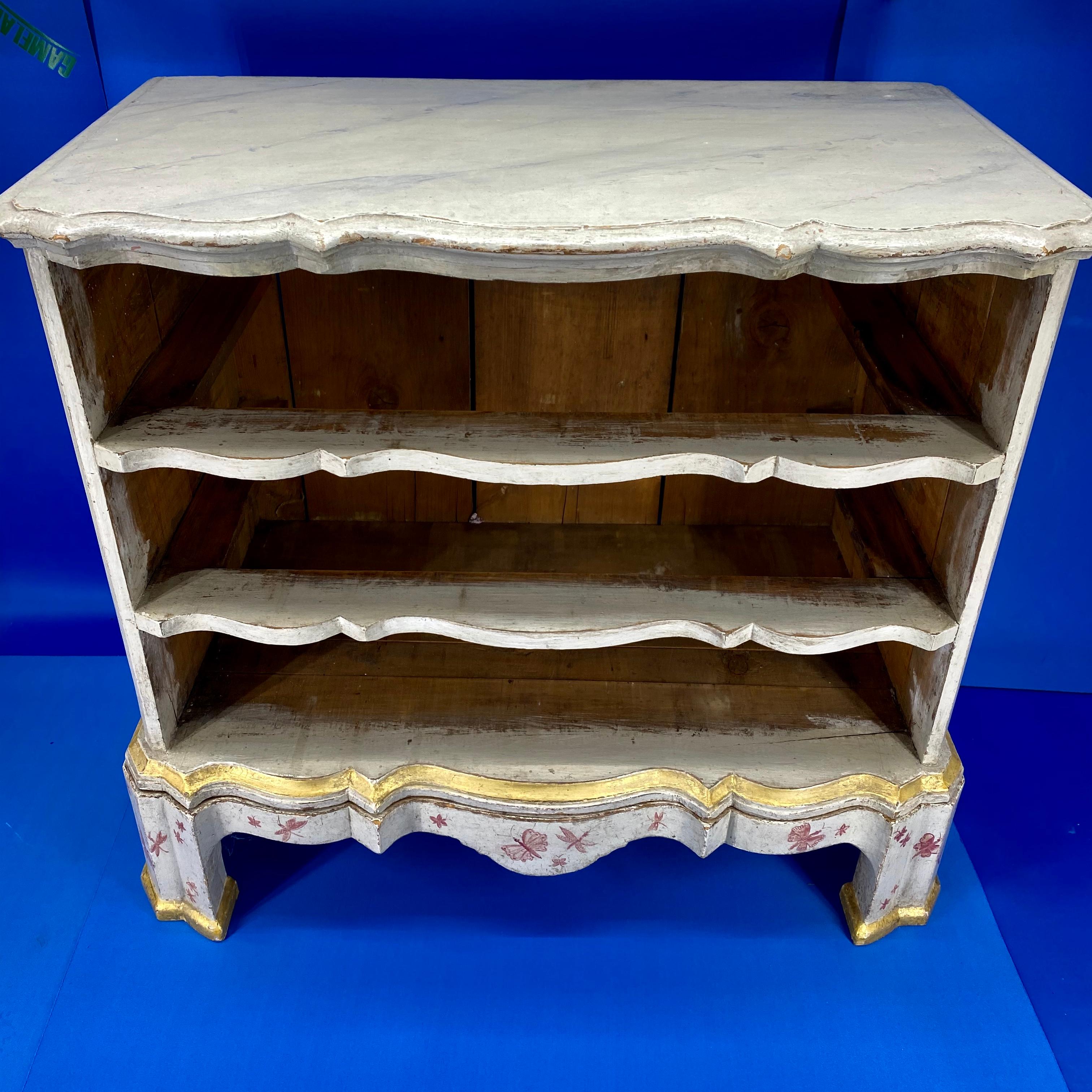 Danish 18th Century Painted Chest of Drawers With Chinoiserie Decor For Sale 10