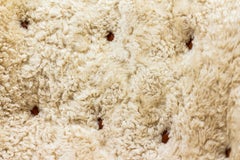 Danish 1930s Sheep Skin Lounge Chair Attributed to Fritz Hansen