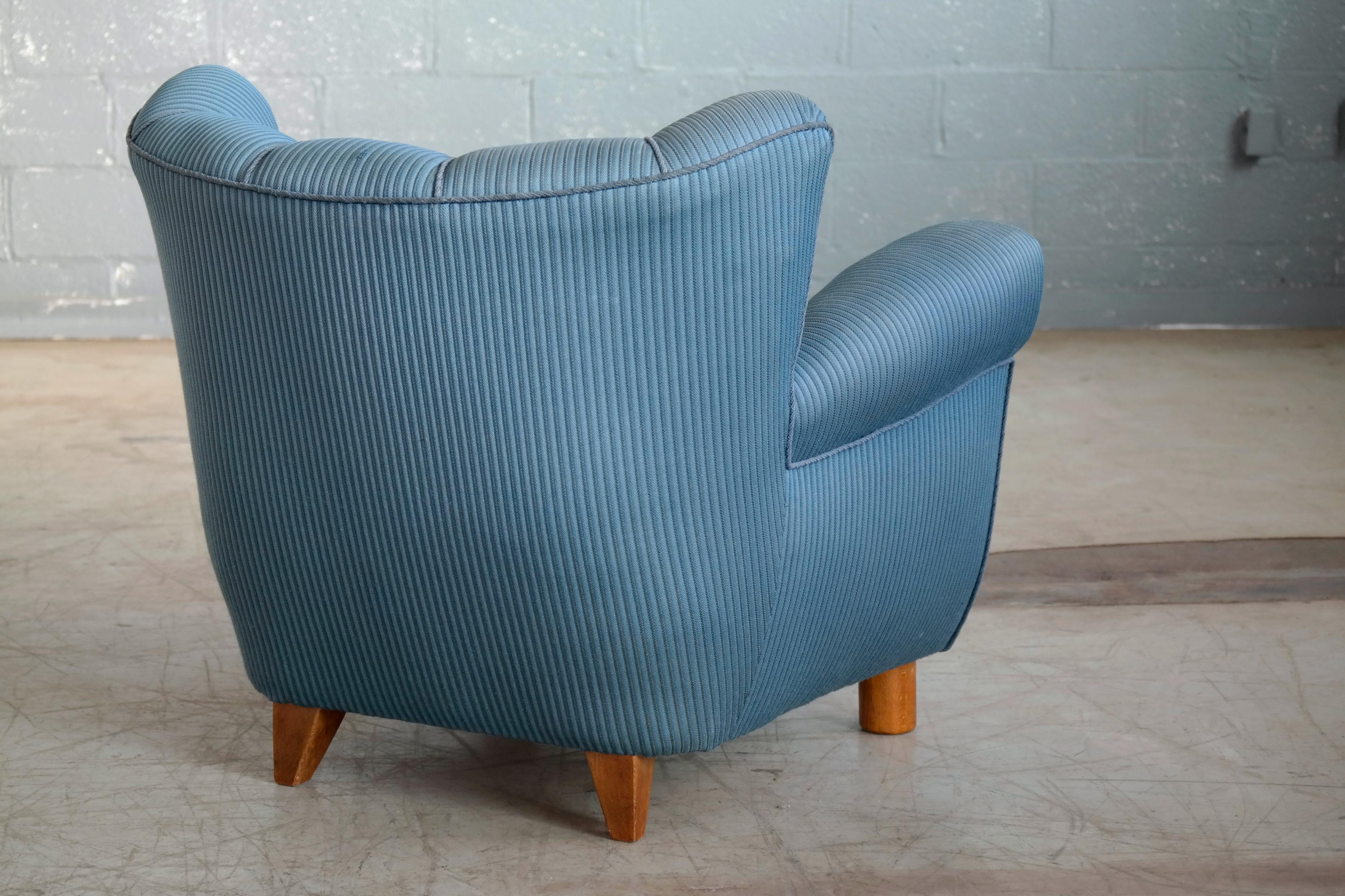 Danish 1940s Boesen and Lassen Style Lounge Chair 6