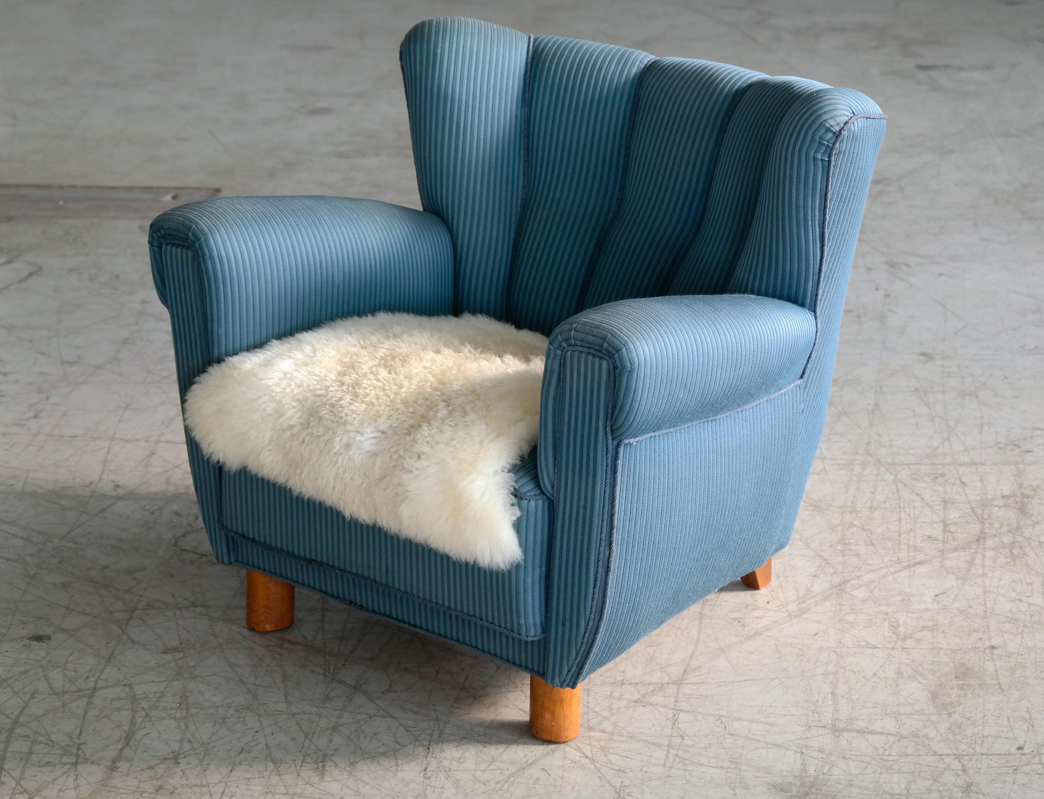 Danish 1940s Boesen and Lassen Style Lounge Chair 7