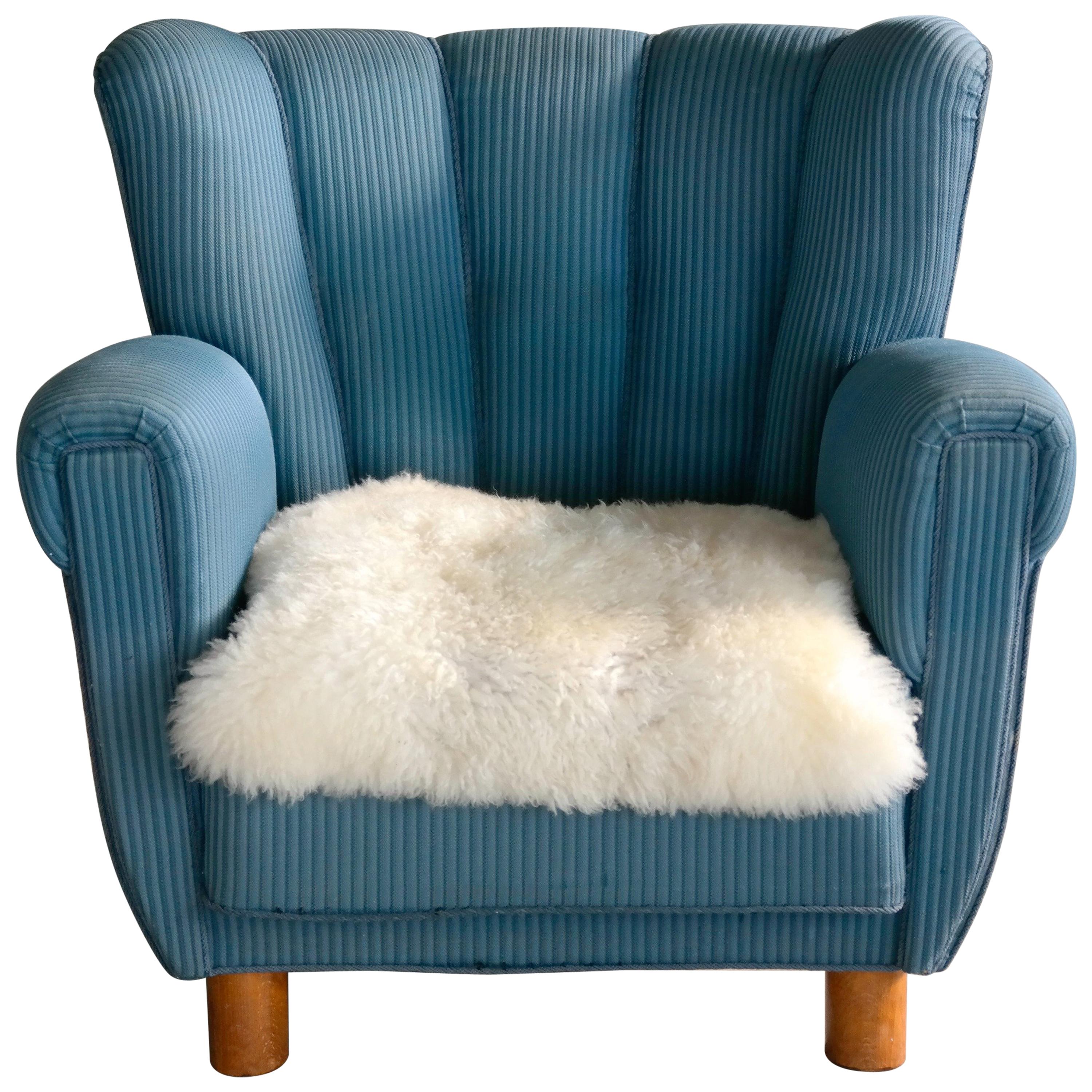 Danish 1940s Boesen and Lassen Style Lounge Chair