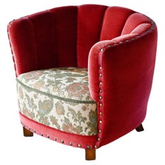 Retro Danish 1940s Club or Lounge Chair