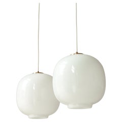 Danish 1940s Funkis Pendant "Radiohus" by Vilhelm Lauritzen, Louis Poulsen