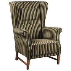 Danish 1940s High Back Wingchair