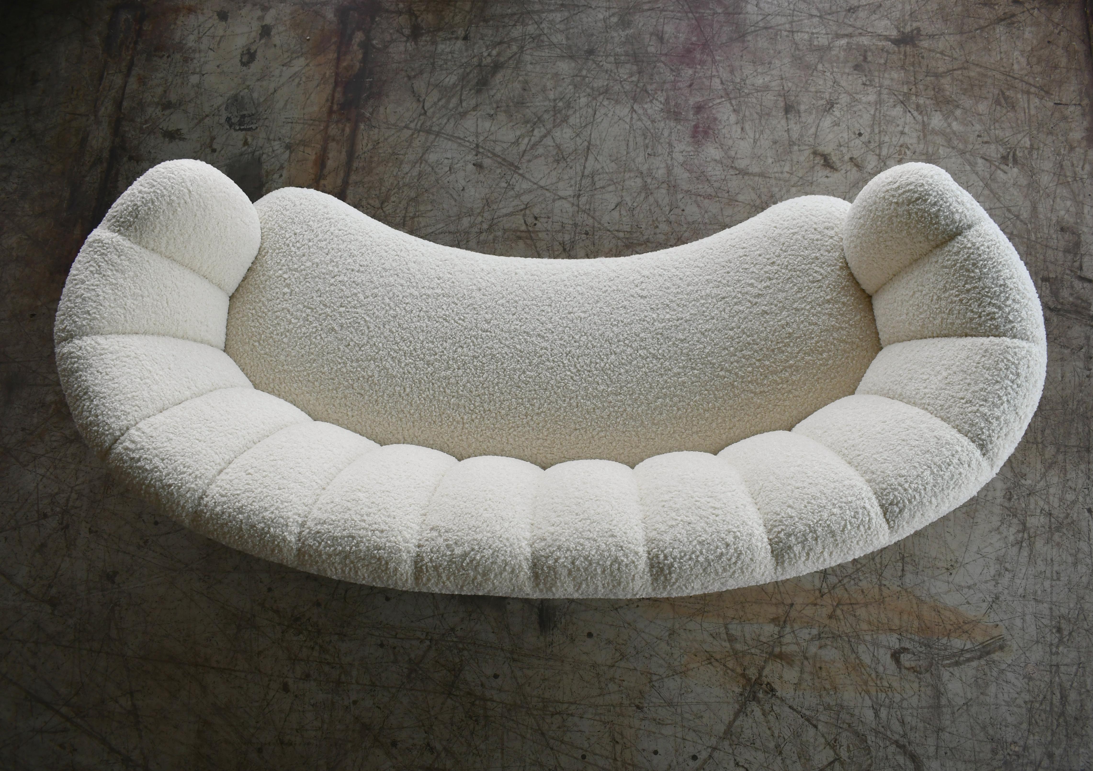 banana shaped sofa