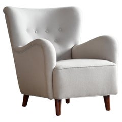 Dänischer Sessel 1940er Jahre Organische Form Mogens Lassen Stil V