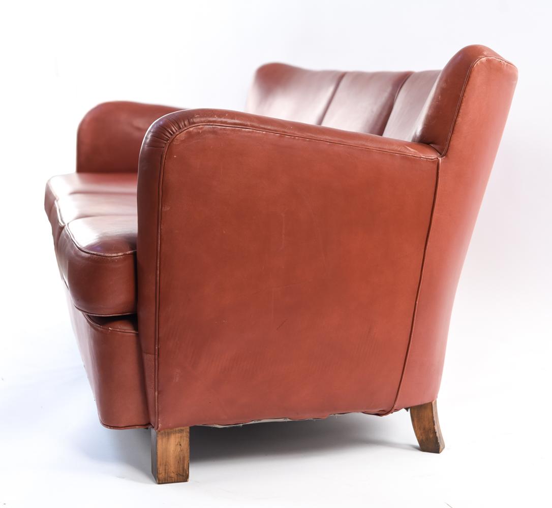 Danish 1940s Mogens Lassen Style Sofa 1