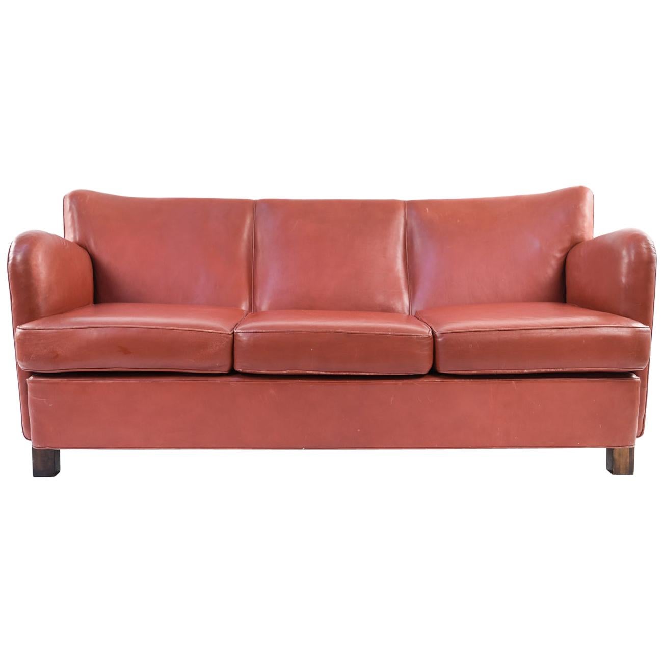 Danish 1940s Mogens Lassen Style Sofa