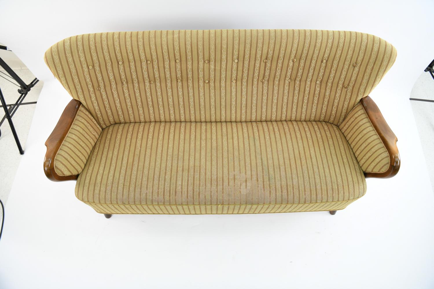 Mid-Century Modern Danish 1940s Sofa by Alfred Christensen for Slagelse