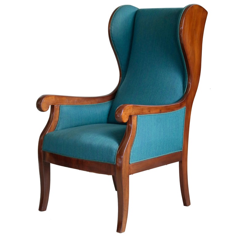 Danish 1940s Wingback Chair in Mahogany by Master Carpenter Frits  Henningsen at 1stDibs | 1940 wingback chair, frits henningsen wingback chair,  sam henningsen