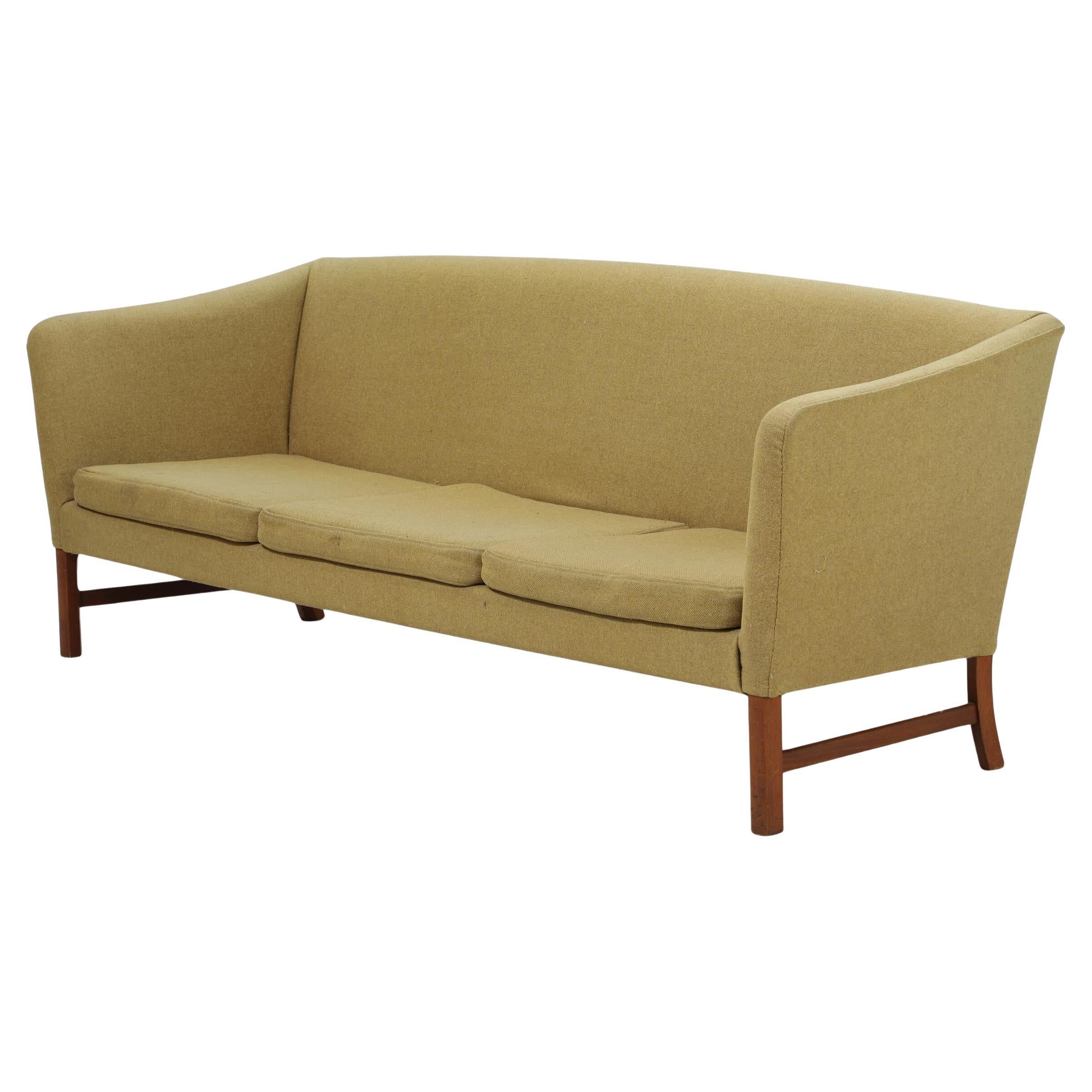 Danish 1950's 3-seat sofa by To Ole Wanscher