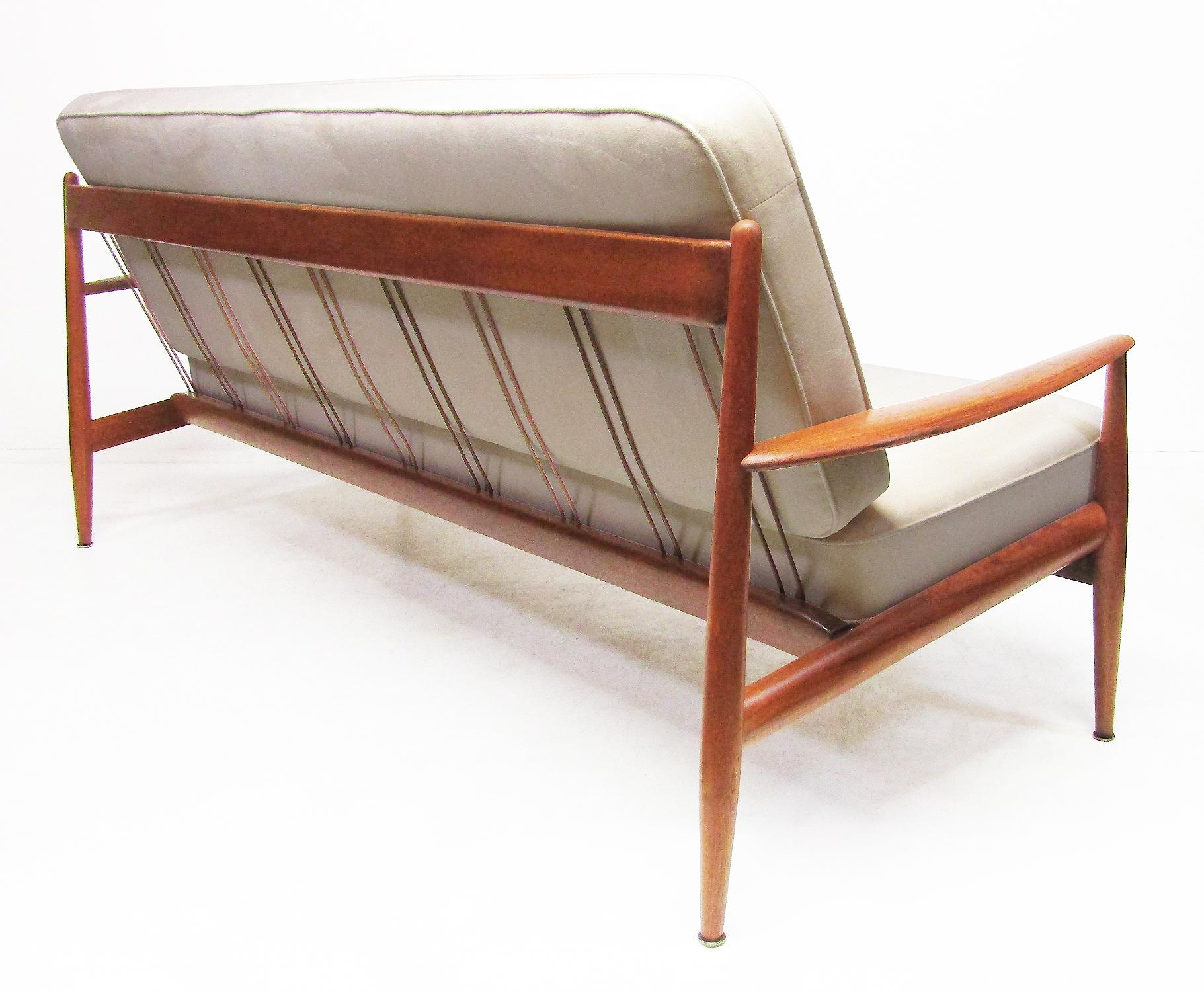 Danish 1950s 3-Seater Sofa in Teak by Grete Jalk for France & Daverkosen 3