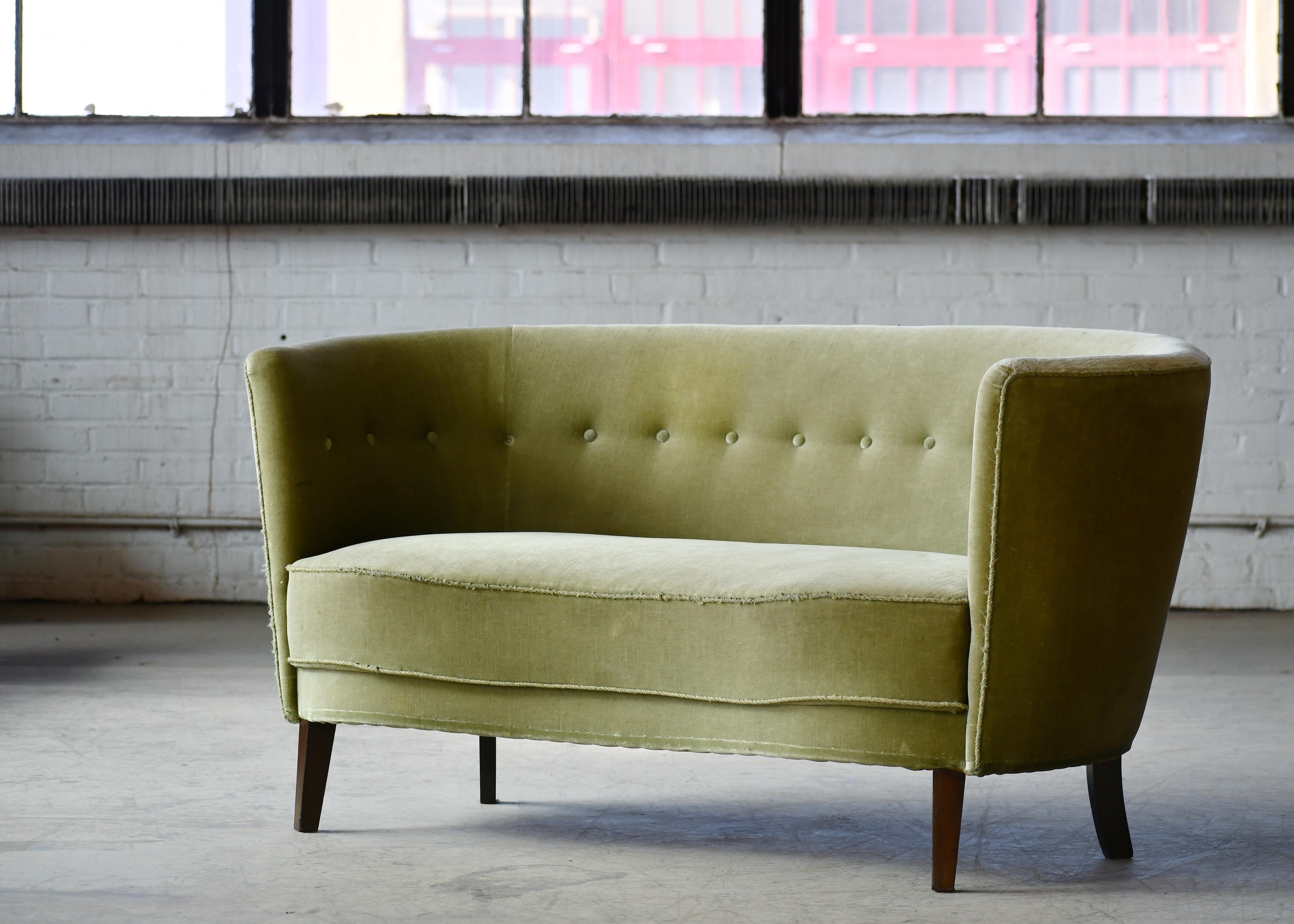 1950s loveseat