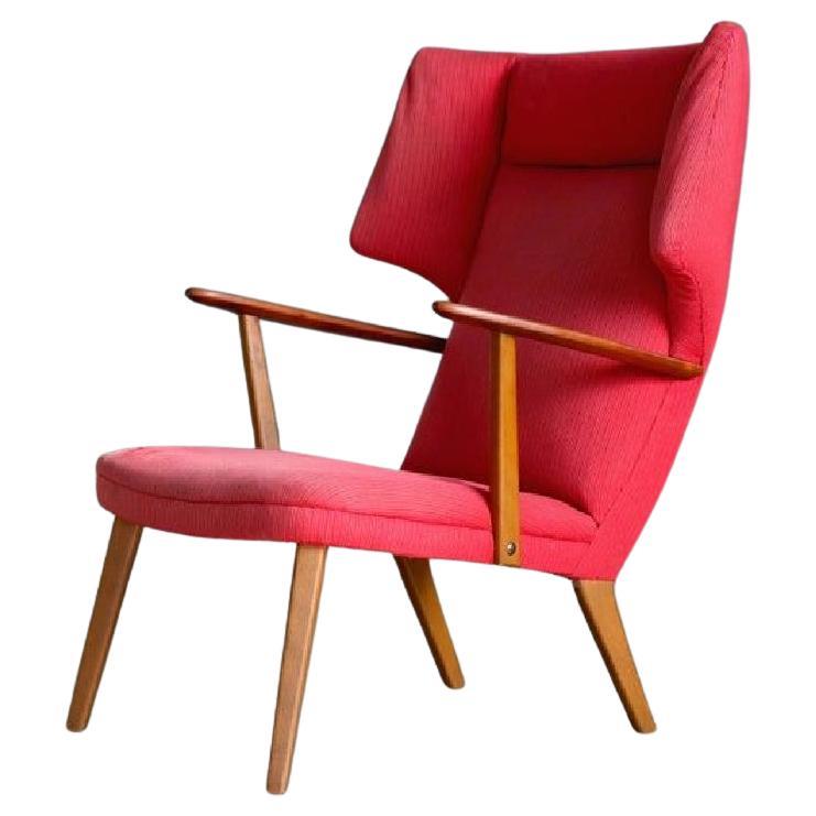 Sedia danese con schienale alto Madsen
Schubell degli anni
50 in teak e oak