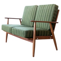 Danish 1950s Midcentury Settee in Teak