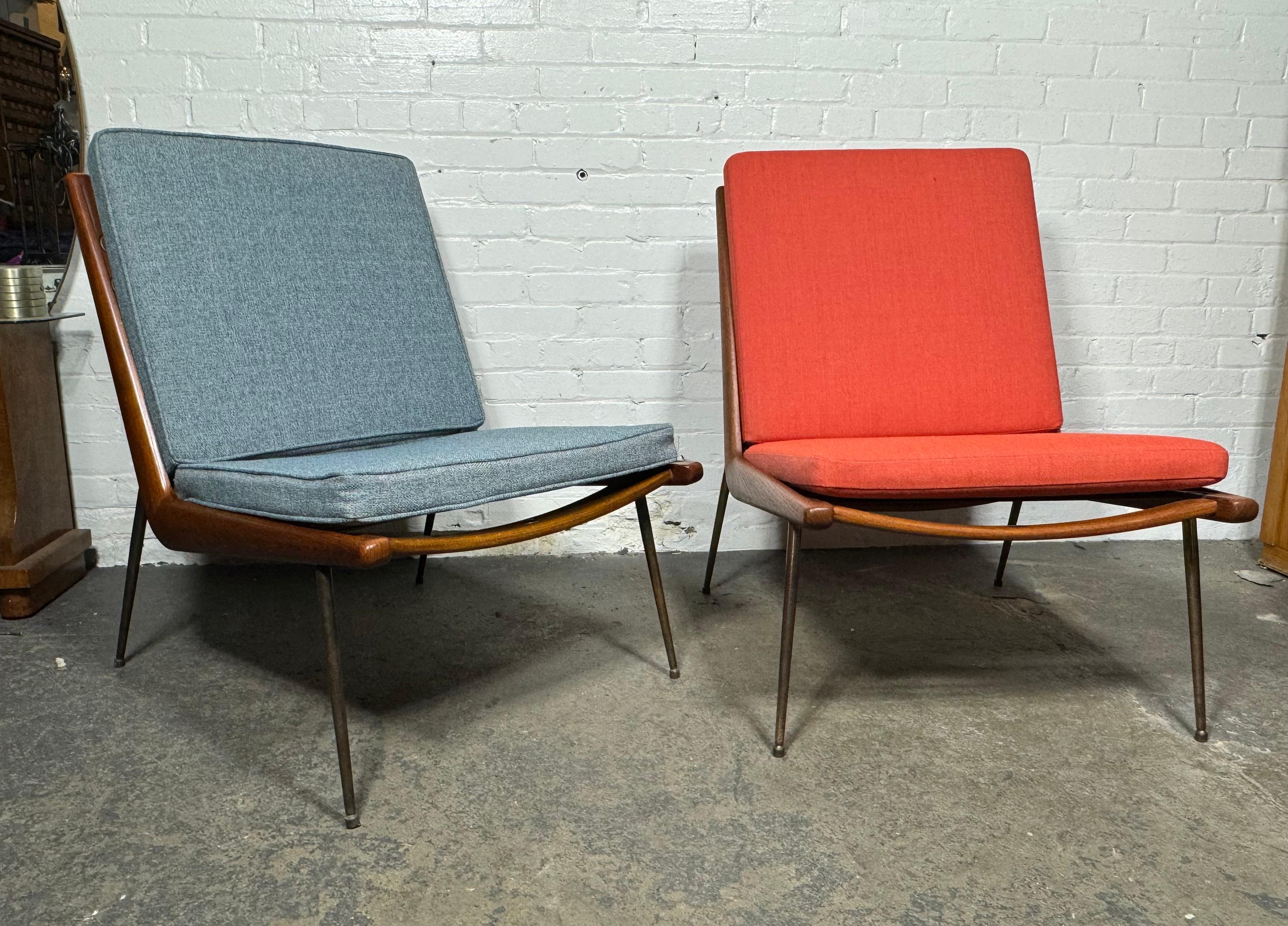 Dänischer Boomerang-Stuhl von Peter Hvidt & Orla Molgaard Nielsen, Frankreich & Sohn, 1950er Jahre im Angebot 3