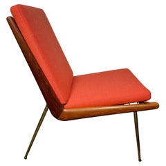 Danish 1950s Peter Hvidt & Orla Molgaard Nielsen Boomerang Chair, France & Son