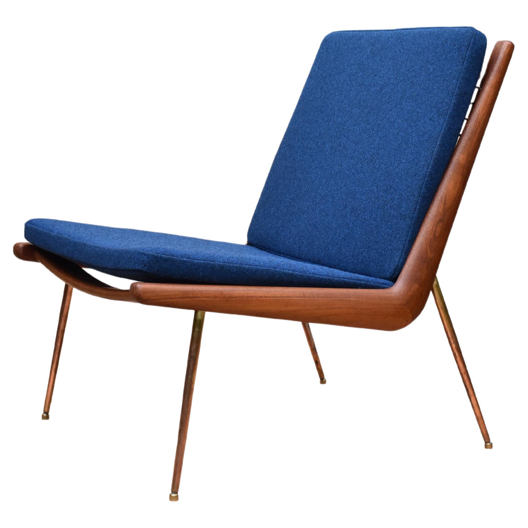 Danish 1950s Peter Hvidt & Orla Molgaard Nielsen Boomerang Chair, France & Son For Sale