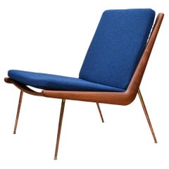 Dänischer Boomerang-Stuhl von Peter Hvidt & Orla Molgaard Nielsen, Frankreich & Sohn, 1950er Jahre