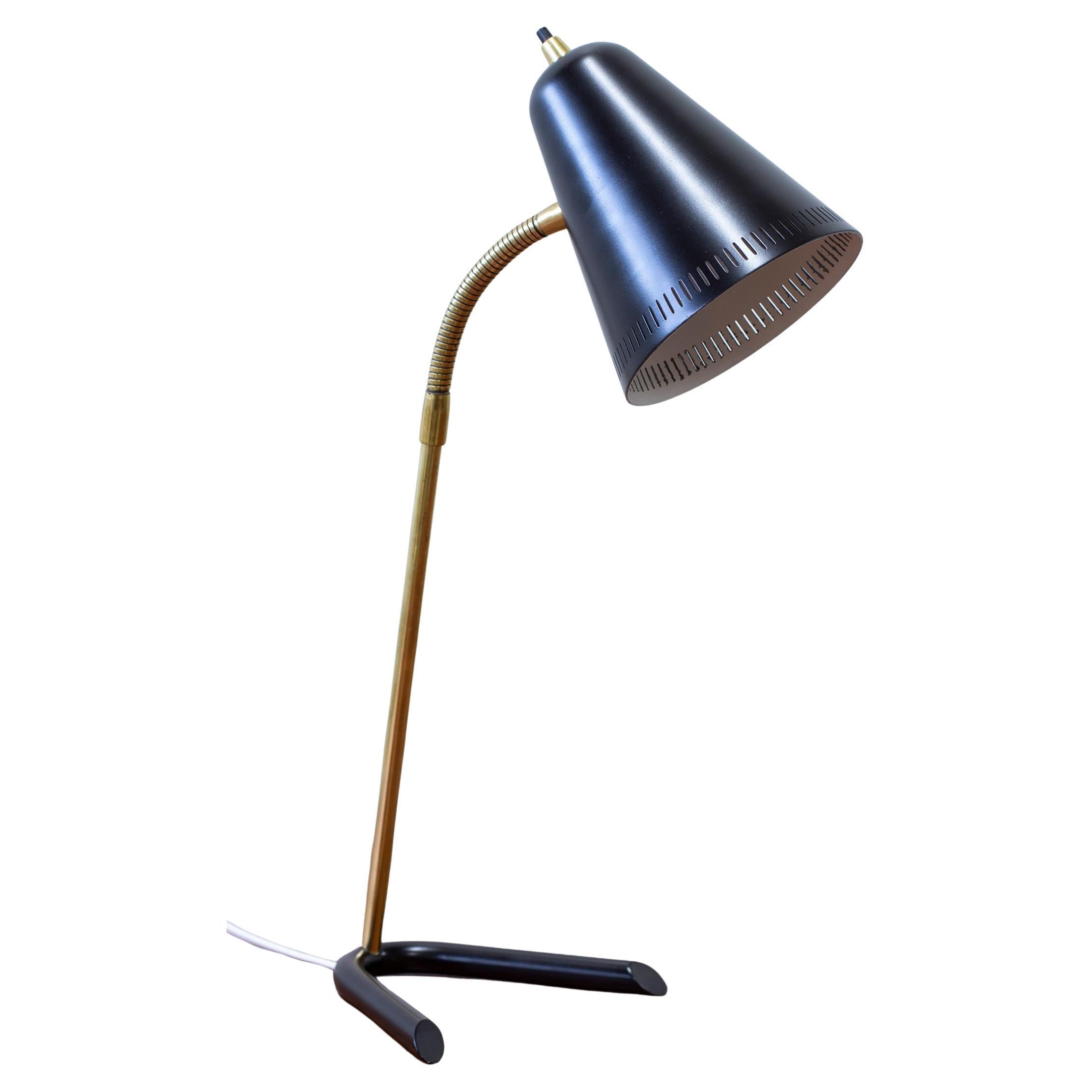 Danish 1950s table lamp in the style of Svend Aage Holm Sørensen, 1950s For Sale