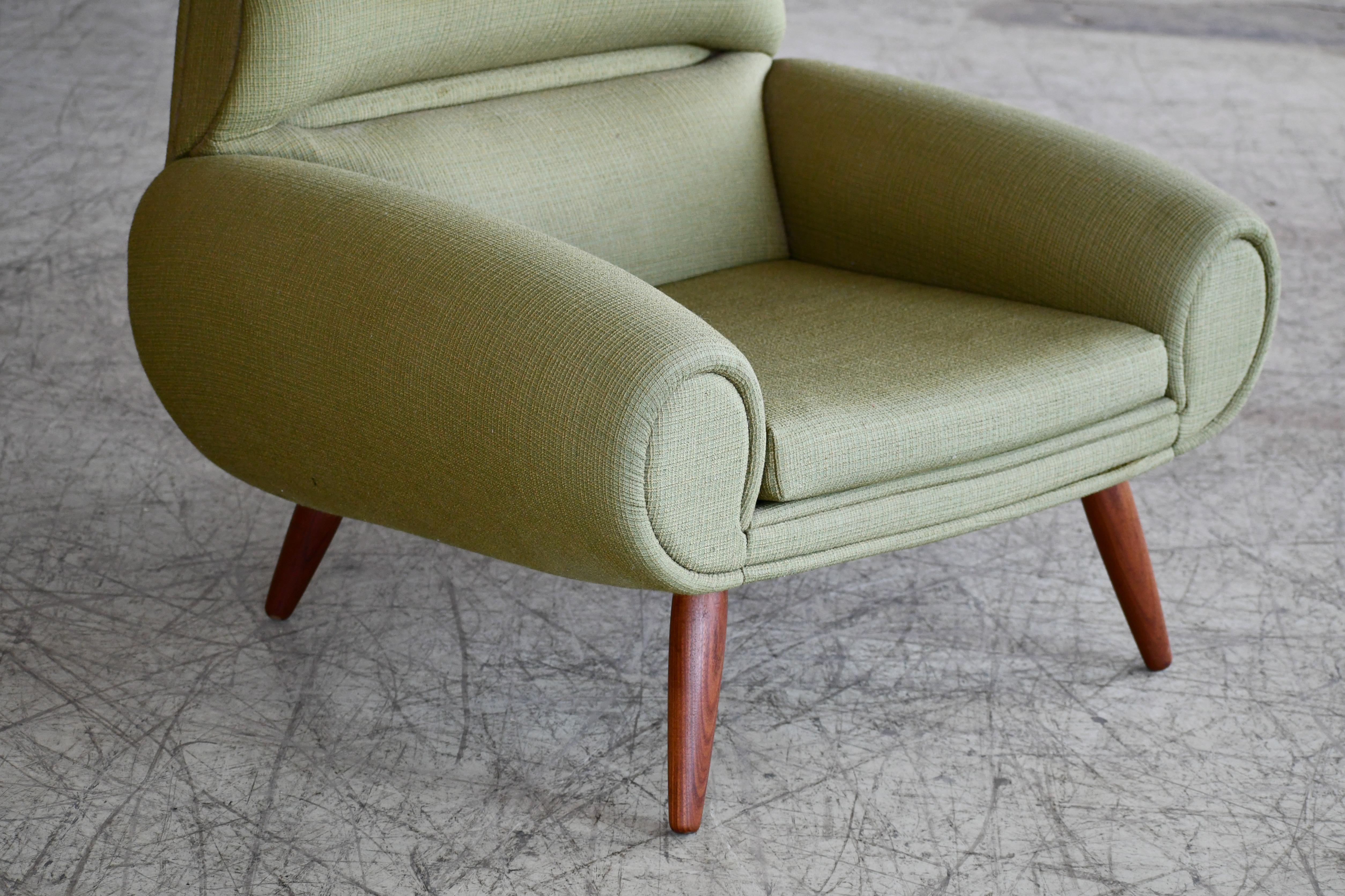 Mid-Century Modern Danish 1960s Atomic Age Lounge Chairs by Kurt Ostervig Midcentury 