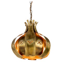 Svend Aage Holm-Sørensen 'Palm' Pendant Light, Danish Design, 1960