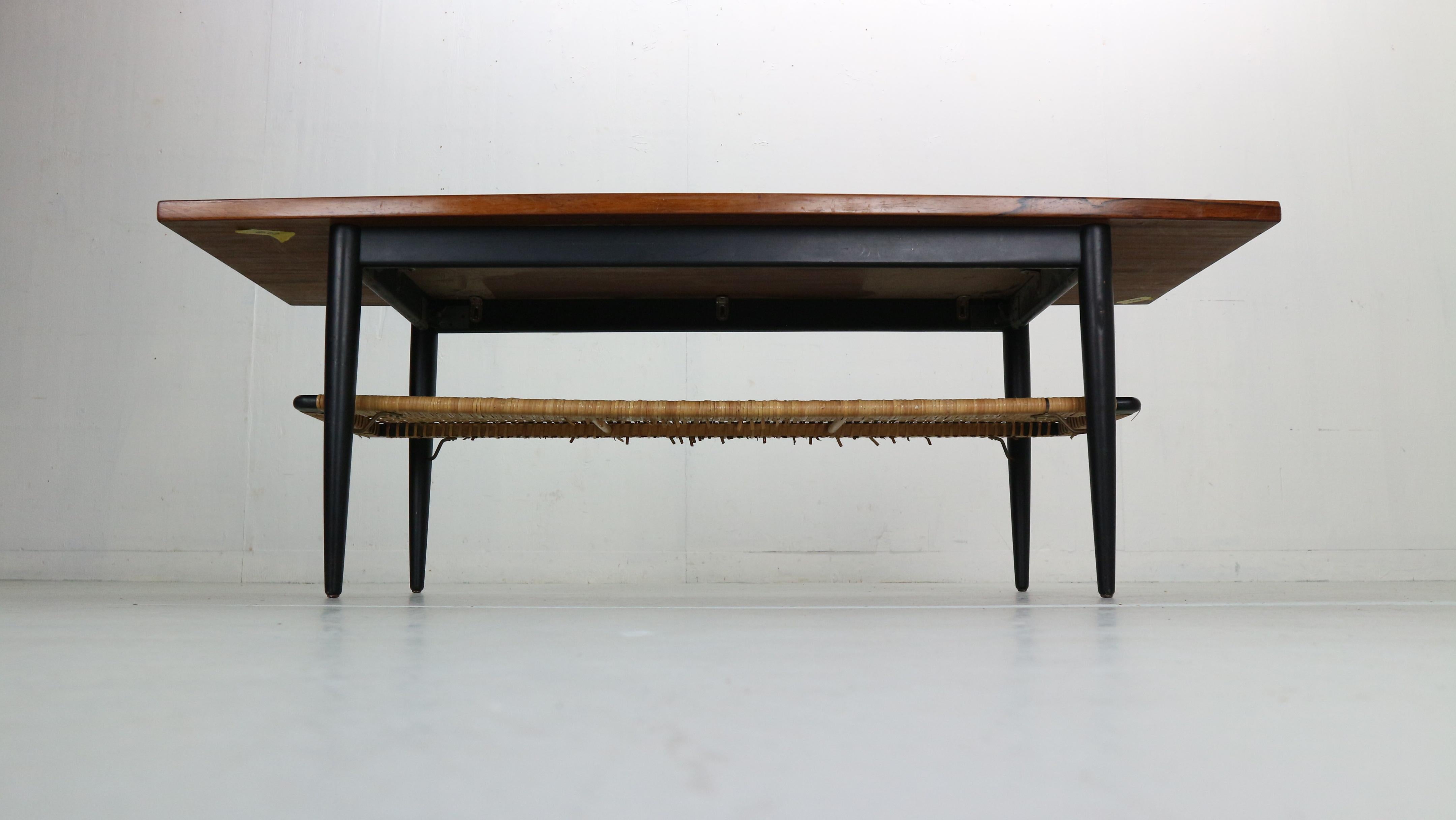 Mid-Century Modern Danish 1960’s Brazilian Rosewood Coffee Table