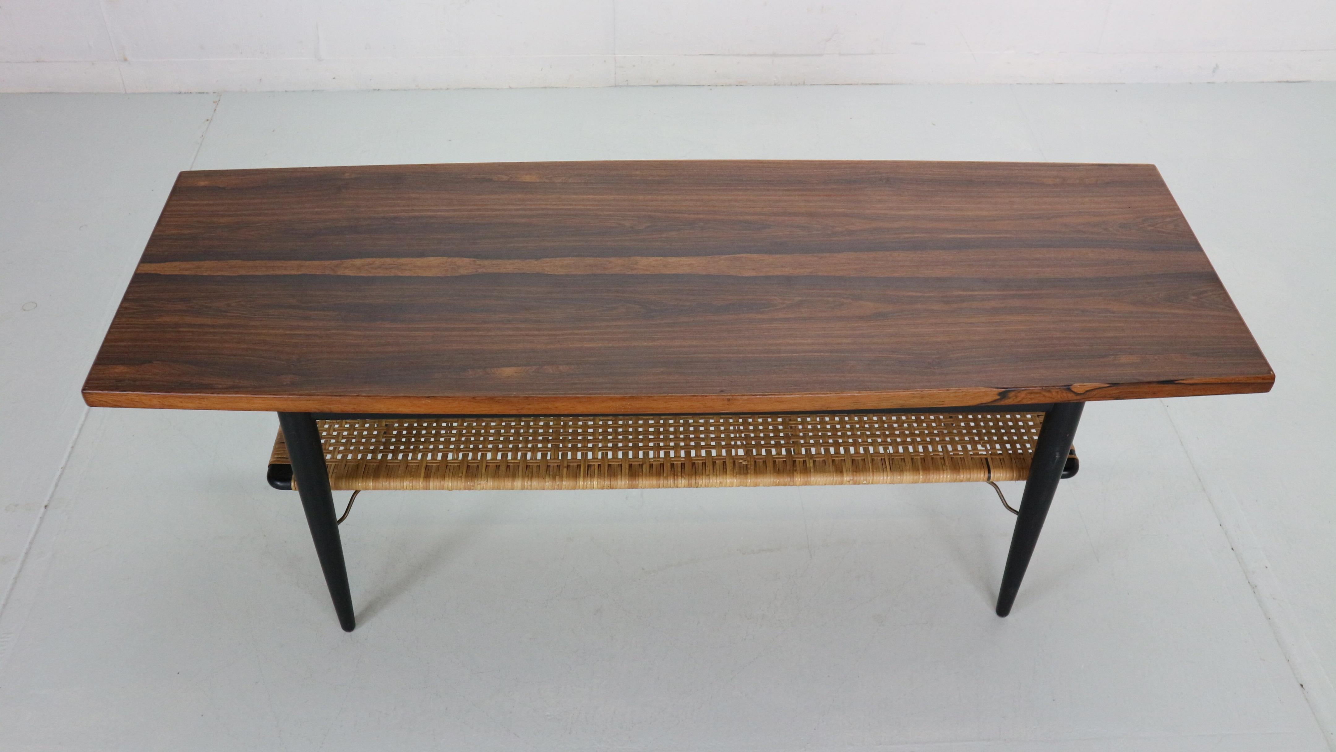 Danish 1960’s Brazilian Rosewood Coffee Table In Good Condition In The Hague, NL