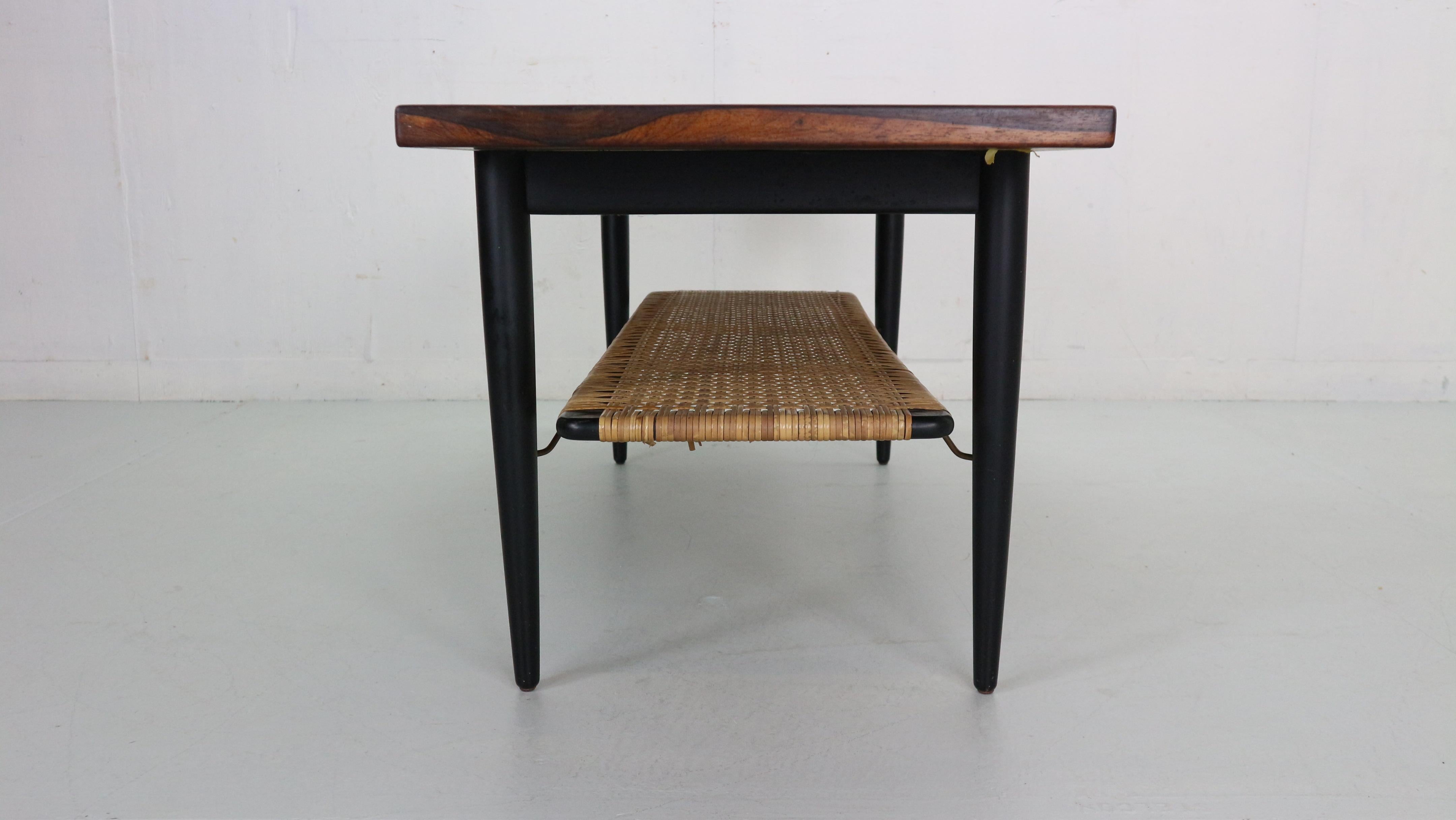 Mid-20th Century Danish 1960’s Brazilian Rosewood Coffee Table