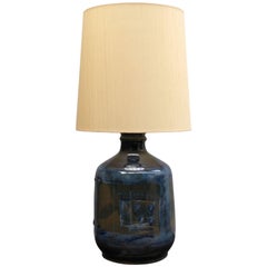 Danish 1960s Ceramic Table Lamp by Hanne