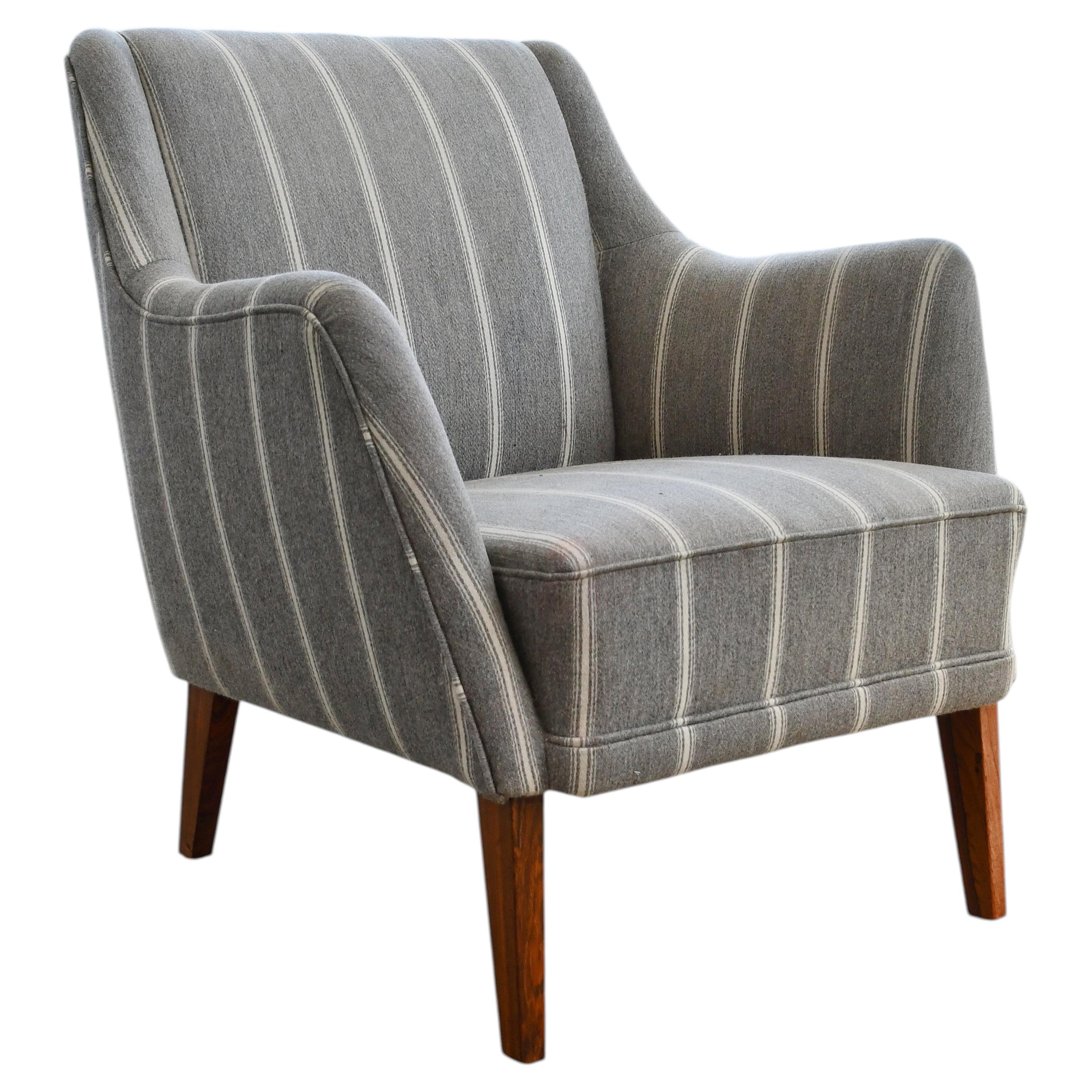 Sillón de respaldo bajo «Easy Lounge» danés de los años 60, de Ryesberg Mobler en venta